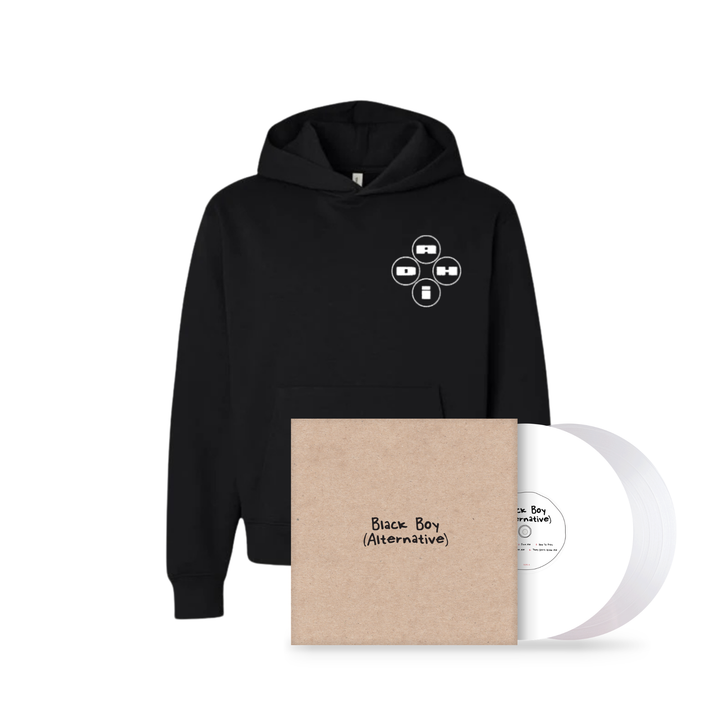 Dahi - Black Boy (Alternative) Hoodie + 2xLP Eco-Vinyl Bundle