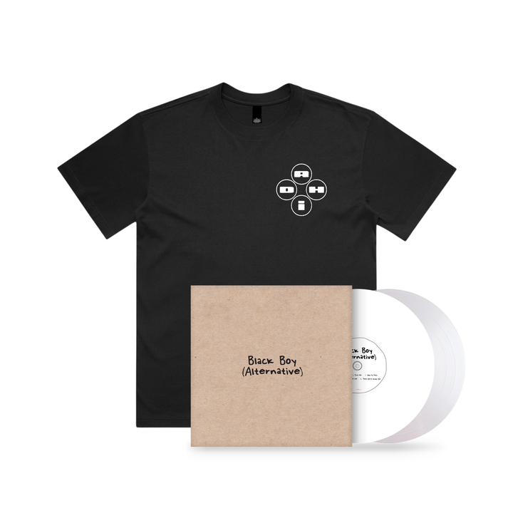 Dahi - Black Boy (Alternative) T-Shirt + 2xLP Eco-Vinyl Bundle