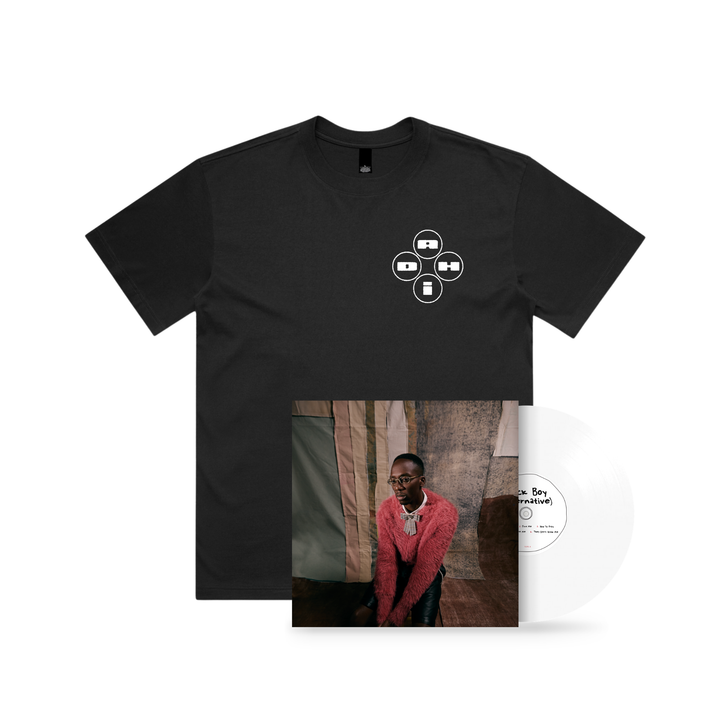 Dahi - Black Boy (Alternative) T-Shirt + Eco-Vinyl Bundle